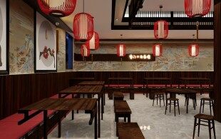 湘情餐馆装修设计