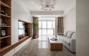 悠闲六人居 | 70㎡ 2+1室,客餐厅竟然还是原Size