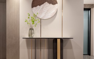 灯光加持！温柔奶茶色的家，大气轻奢收纳强~