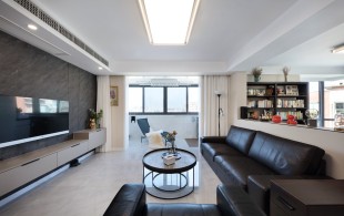 阳光城市|牺牲一间小次卧,换来超大客厅+开放式书房+品茶飘窗