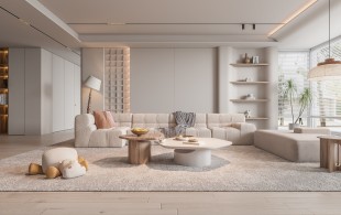 让我们一起欣赏下,温馨的现代风落的效果