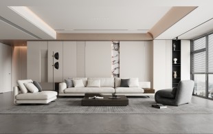 122㎡自然现代风，自带氛围感的家