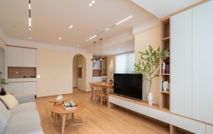 78㎡原木风二居室，老小区里的桃源之地