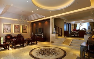 独栋别墅新中式风格