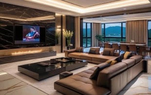 大平层意式轻奢极简混搭风