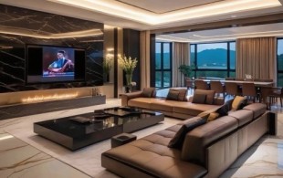 大平层意式轻奢极简混搭风