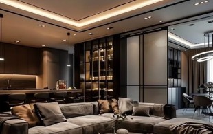 大平层意式极简风格