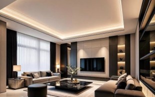 现代风高级灰精致大宅案例