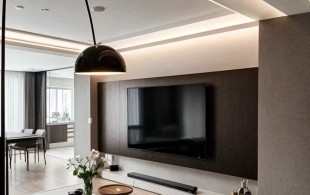 高级灰主导的现代简约宅邸