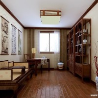 古典书房效果图