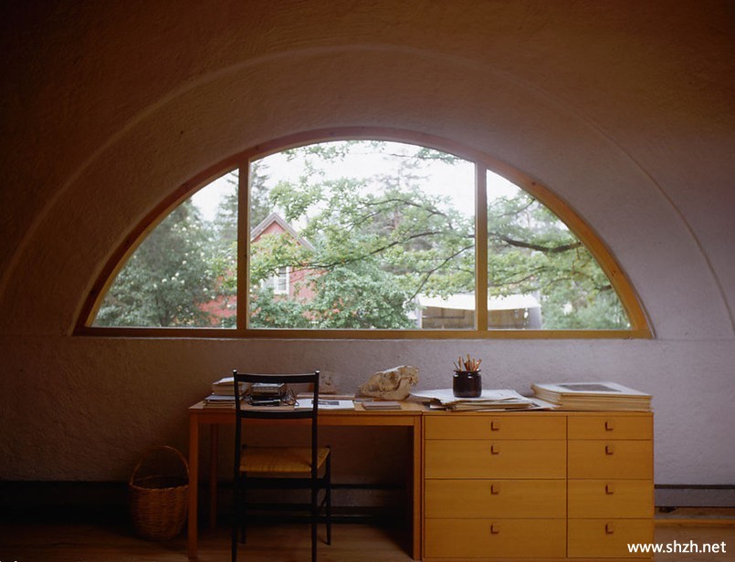 简约书房实景图