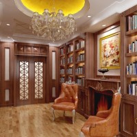 豪华书房实景图