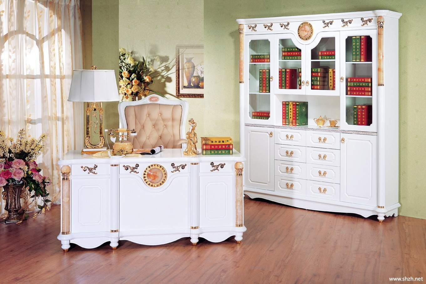 欧式书房实景图