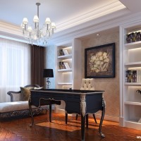欧式书房效果图