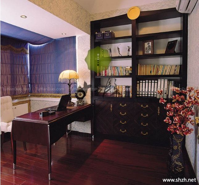豪华古典书房
