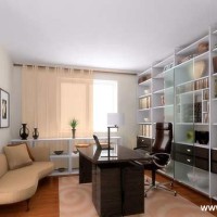 现代简约书房中户型