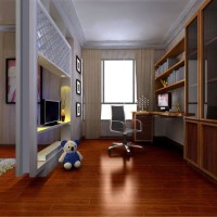 混搭中性色书房小户型