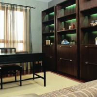 冷色大户型书房效果图