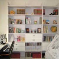 简约书房实景图