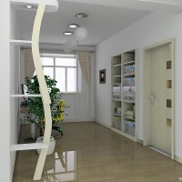 简约中性色书房