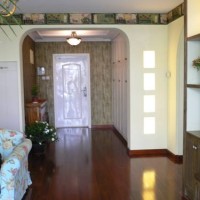 田园玄关实景图