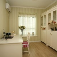 书房写字台实景图