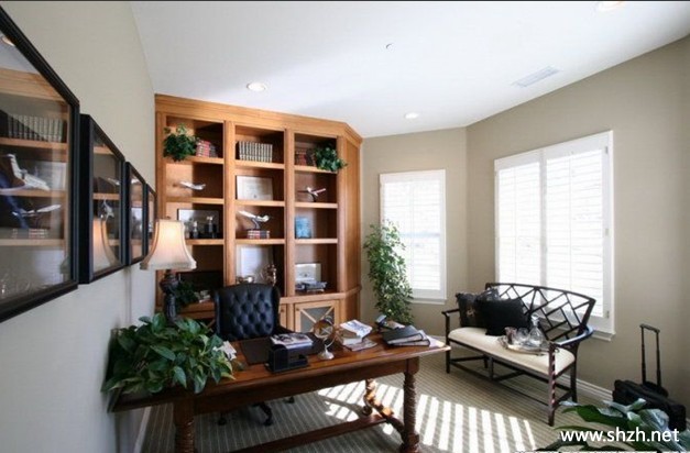 书房家具实景图