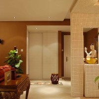 玄关家具实景图