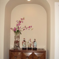 中式玄关实景图