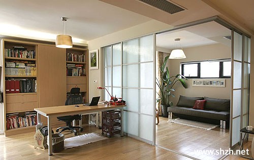 书房家具实景图