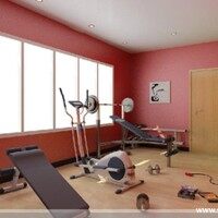 大户型健身房效果图