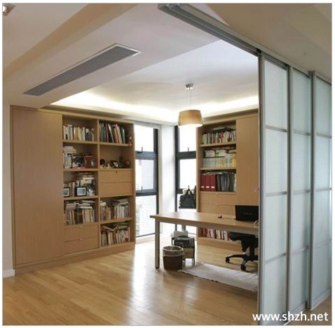 书房写字台书架