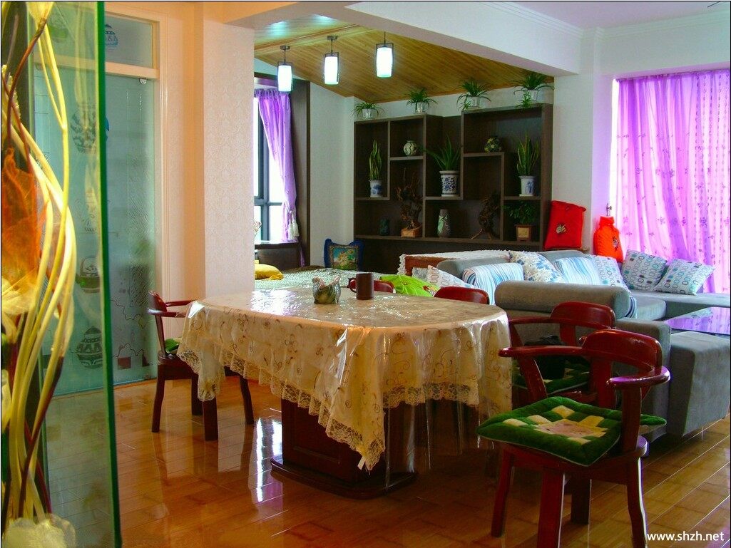 中式混搭餐厅餐桌