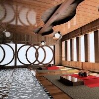 日式客厅效果图