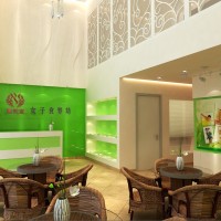 美容院会所效果图