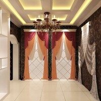 窗帘店铺效果图