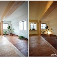 过道地板实景图