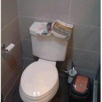 卫生间马桶实景图