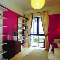 暖色书房效果图