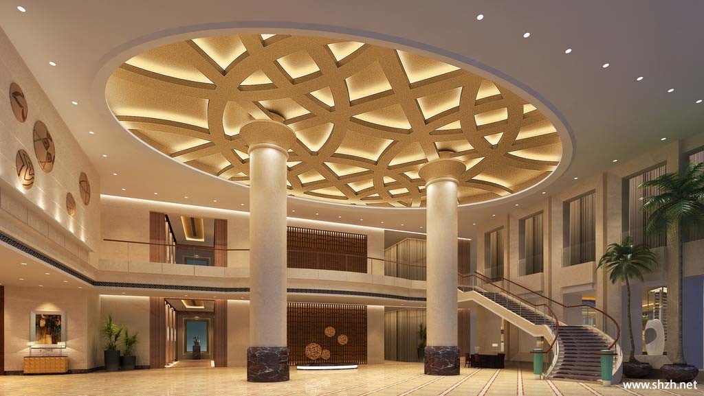 会所大堂效果图