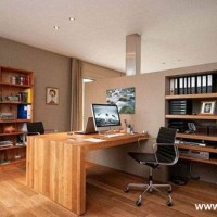 现代田园书房写字台