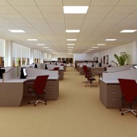 写字楼办公大厅效果图