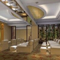 足浴店铺效果图
