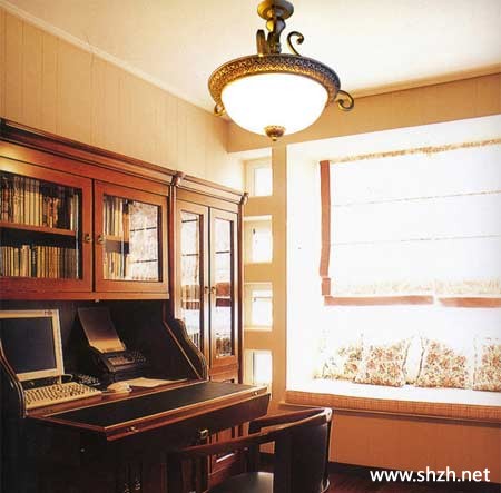 欧式豪华书房写字台
