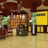 茶叶店铺装修效果图