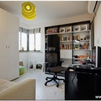 书房写字台实景图