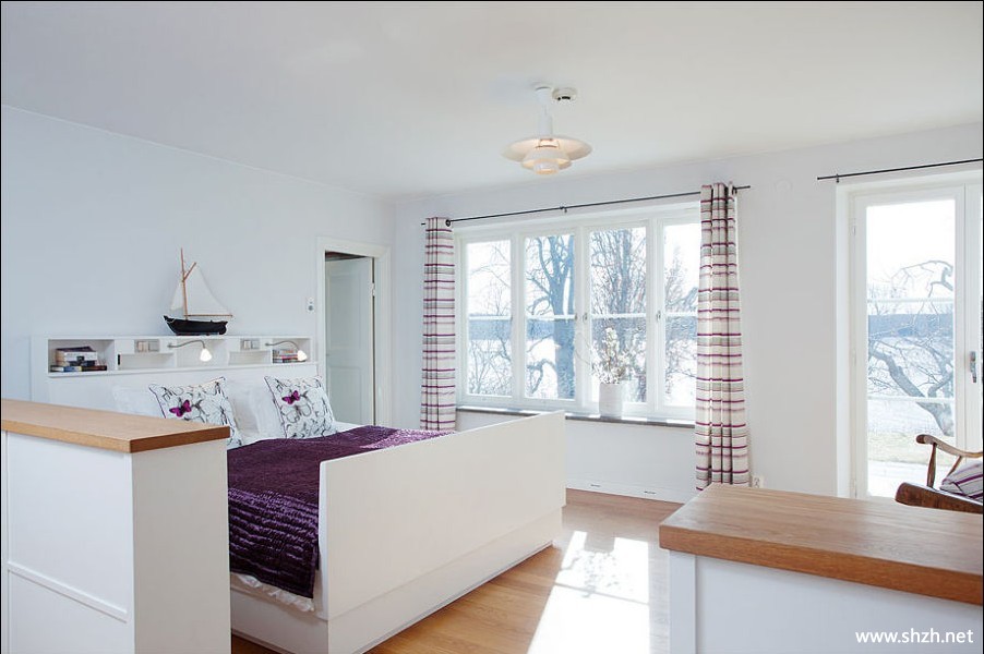 欧式卧室实景图