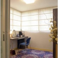 书房地毯，窗帘