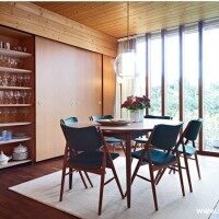 餐厅橱柜餐桌灯具
