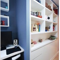 书房背景墙书架